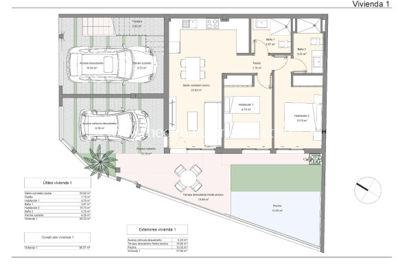 Nieuw gebouw - Bungalow - San Pedro del Pinatar - Lo Pagan