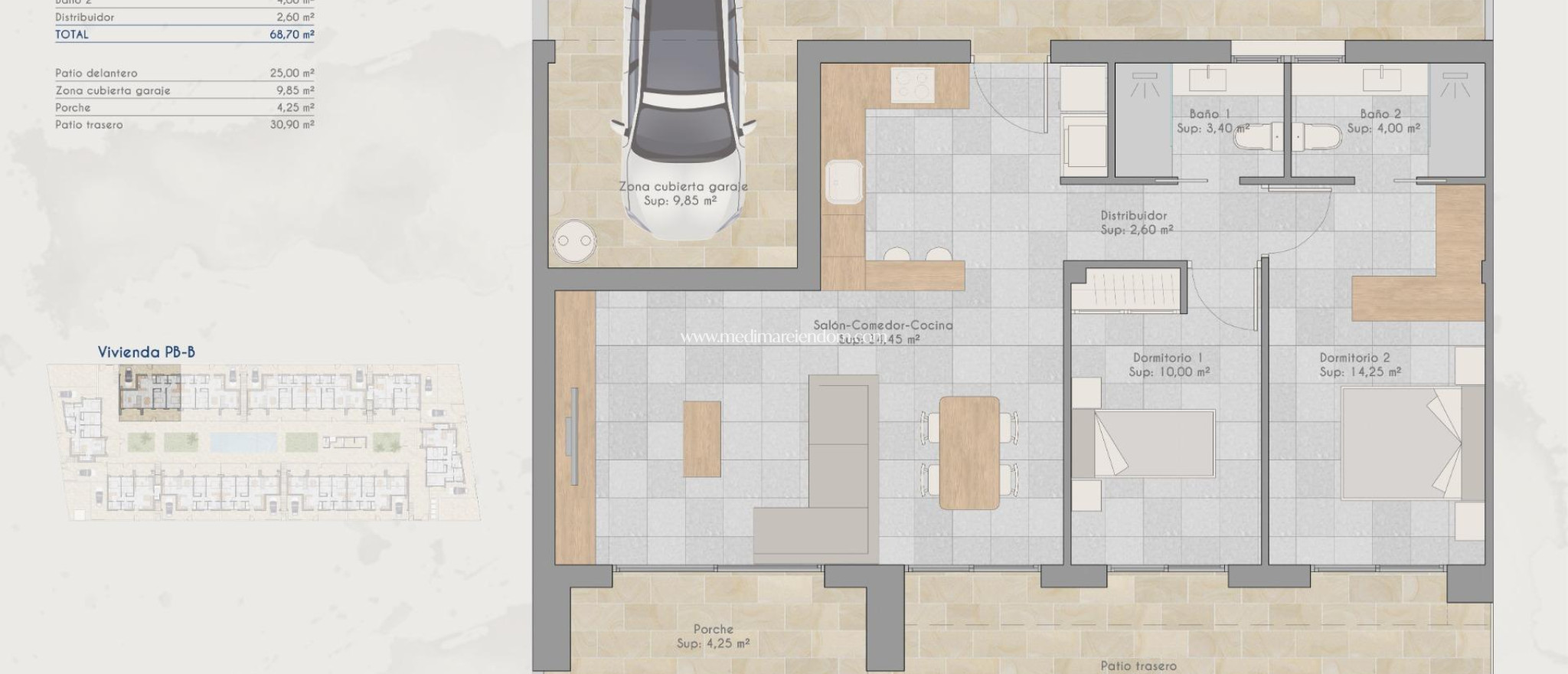 Nieuw gebouw - Bungalow - Torre Pacheco - Torrepacheco