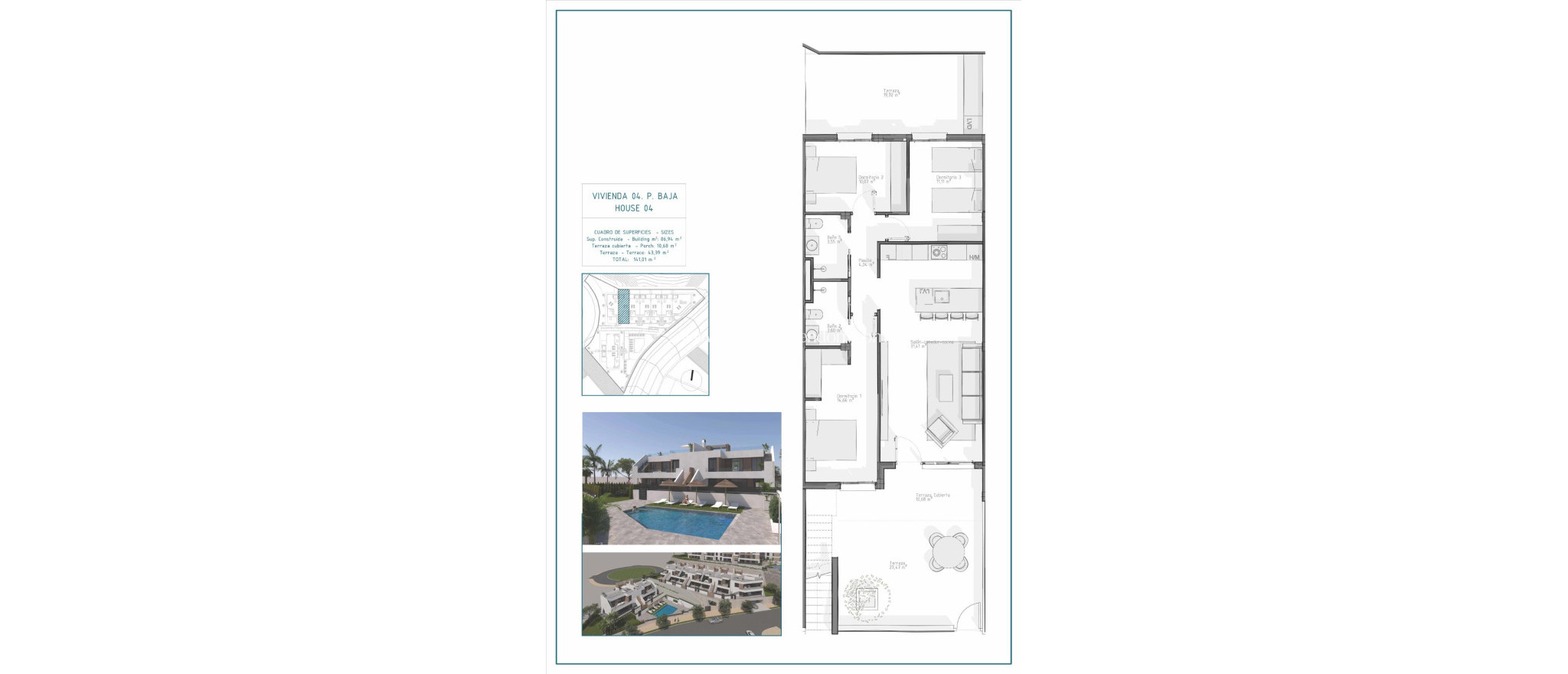 Nieuw gebouw - Bungalow - Vera - Pueblo Salinas