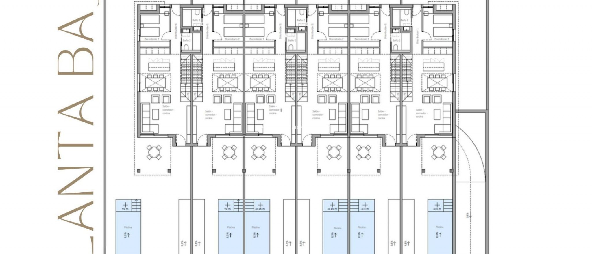 Nieuw gebouw - Geschakelde Woning - Aguilas - El Rubial