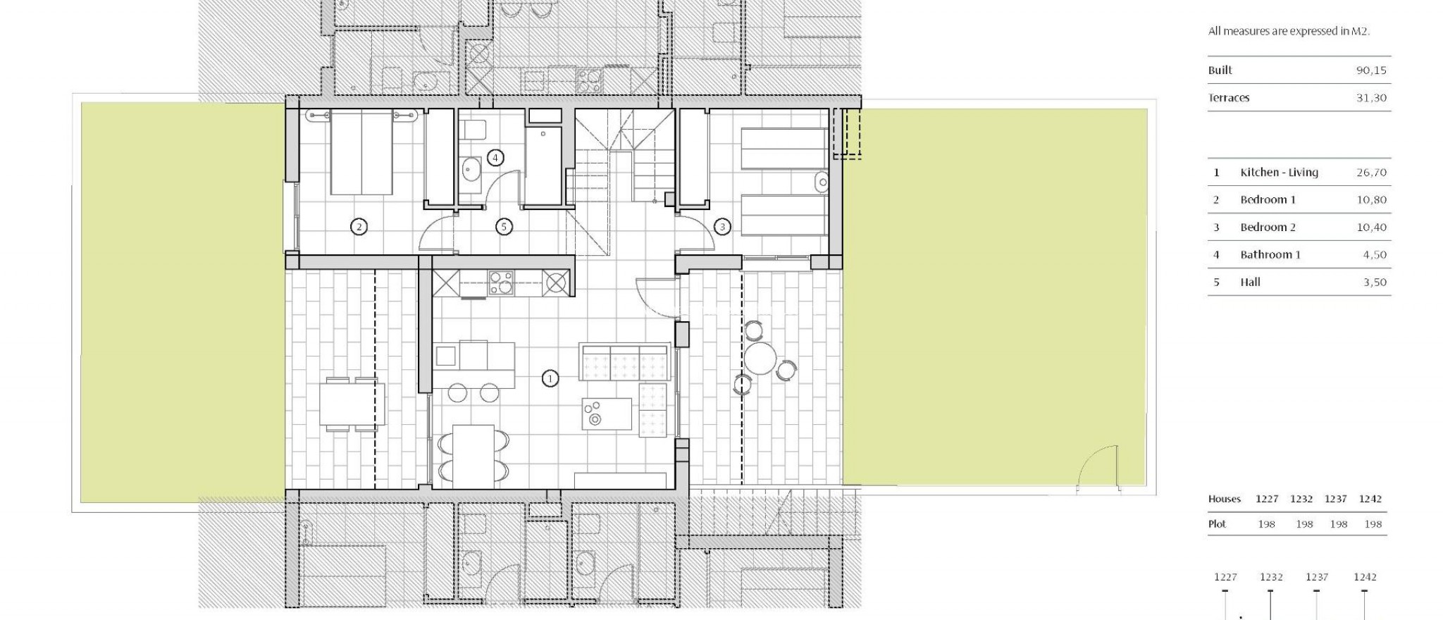 Nieuw gebouw - Geschakelde Woning - Algorfa - La Finca Golf