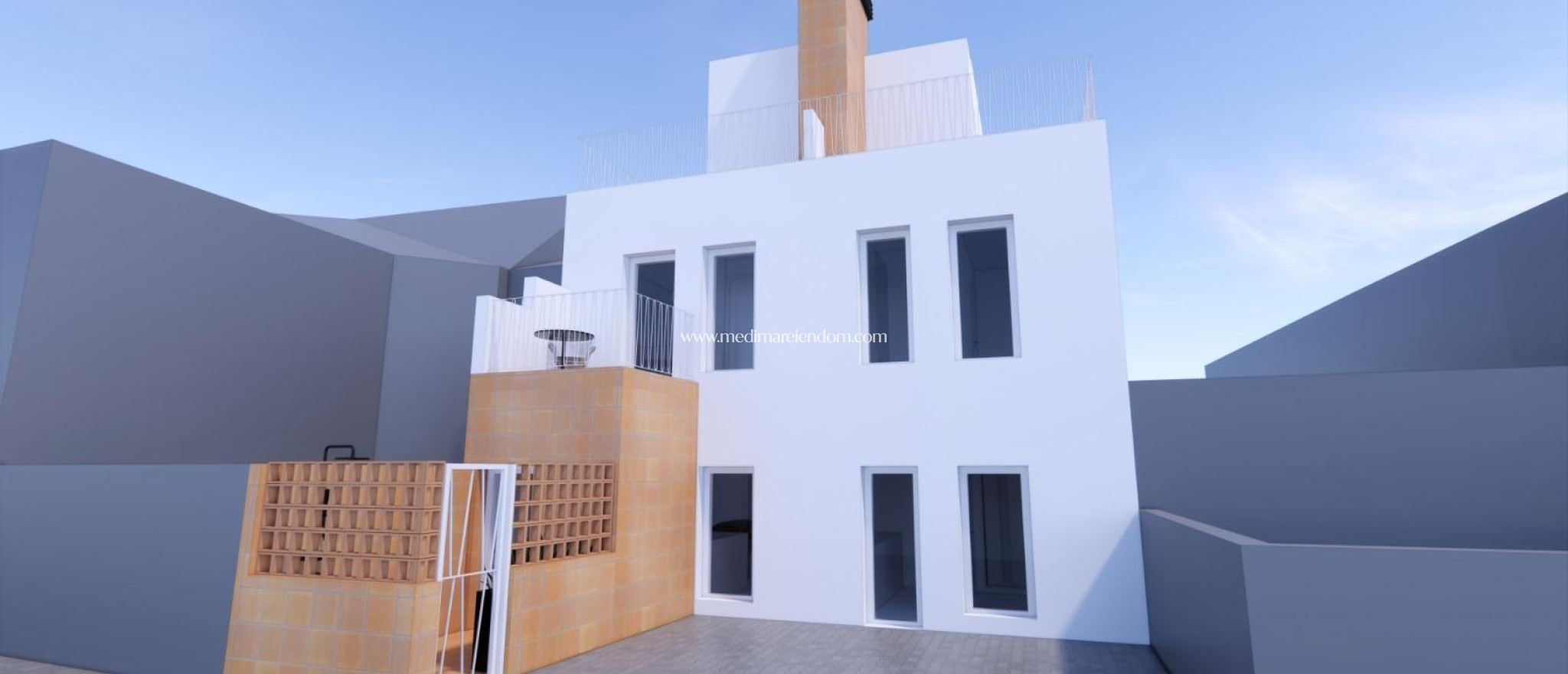 Nieuw gebouw - Geschakelde Woning - Cartagena - La Azohía
