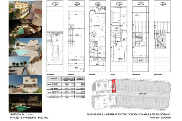Nieuw gebouw - Geschakelde Woning - La Union - centro