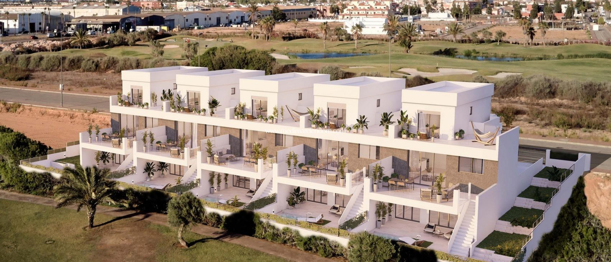 Nieuw gebouw - Geschakelde Woning - Los Alcazares - Serena Golf