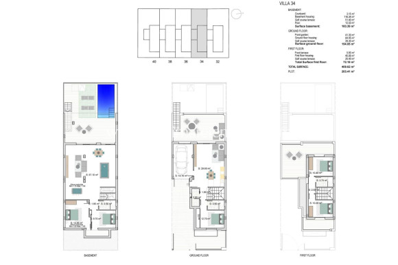 Nieuw gebouw - Geschakelde Woning - Los Alcazares - Serena Golf