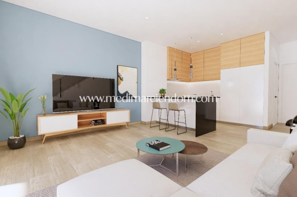 Nieuw gebouw - Geschakelde Woning - Los Alcazares - Serena Golf