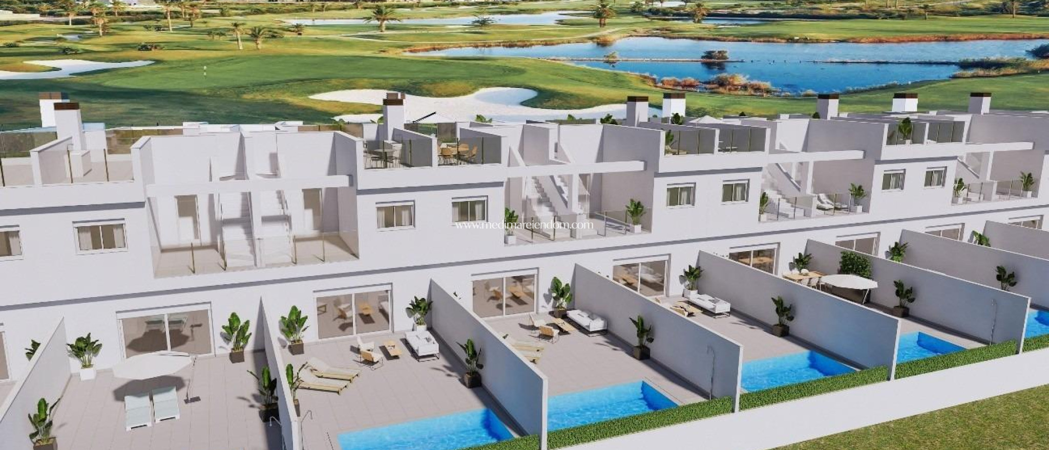 Nieuw gebouw - Geschakelde Woning - Los Alcazares - Serena Golf