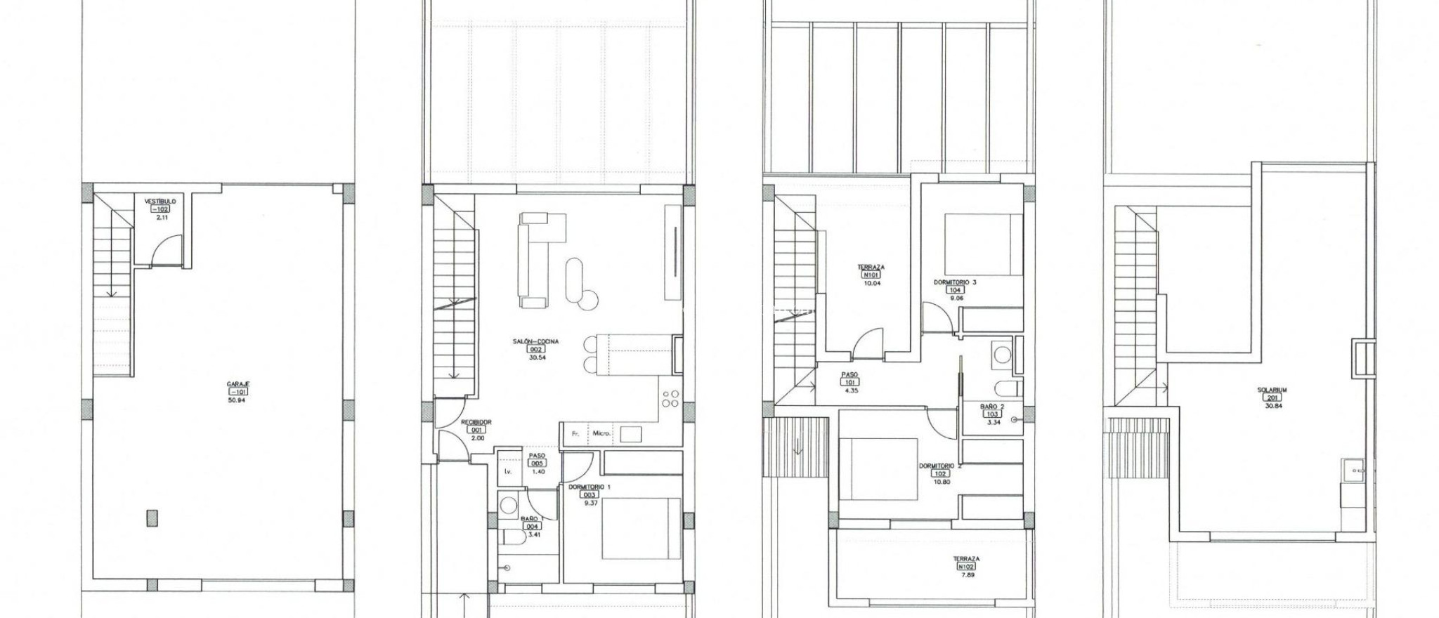 Nieuw gebouw - Geschakelde Woning - Los Alcazares - Serena Golf