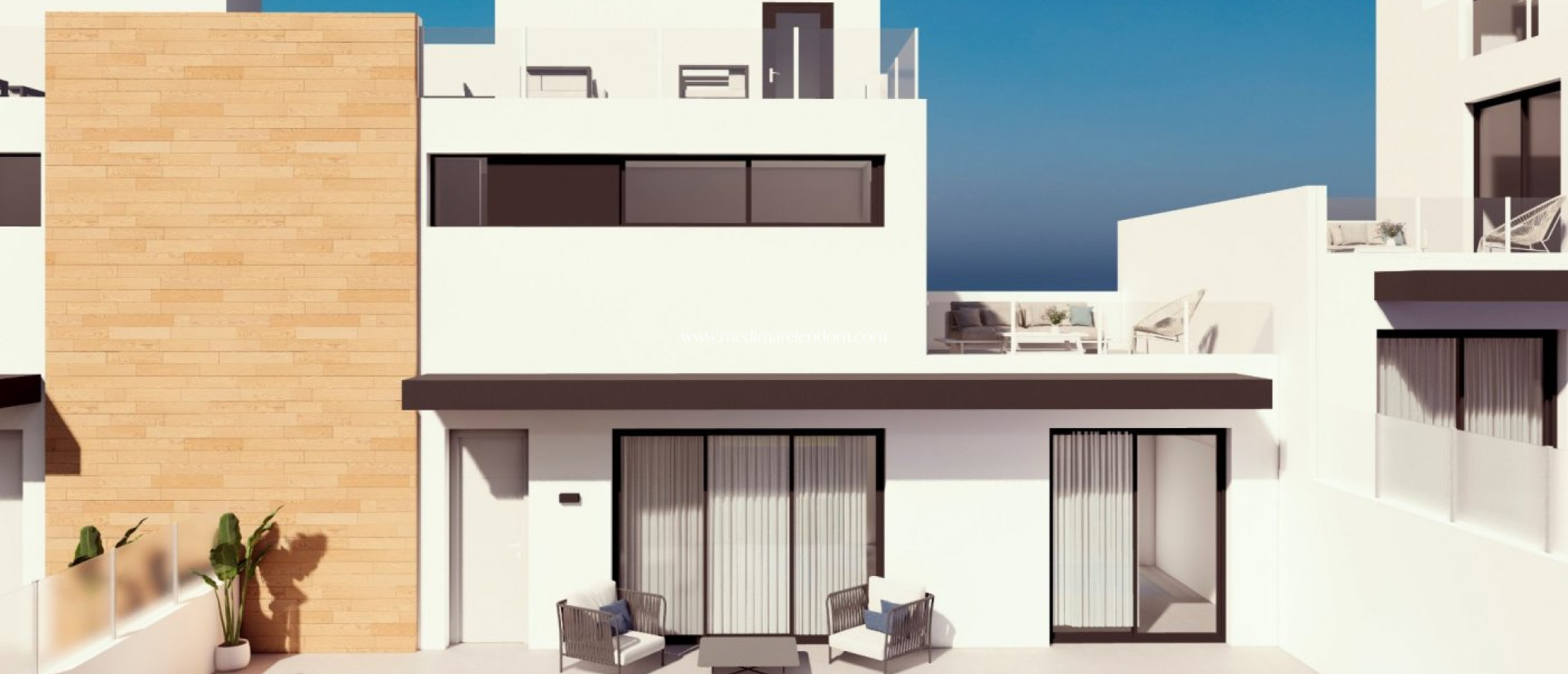 Nieuw gebouw - Geschakelde Woning - Orihuela Costa - Las Filipinas