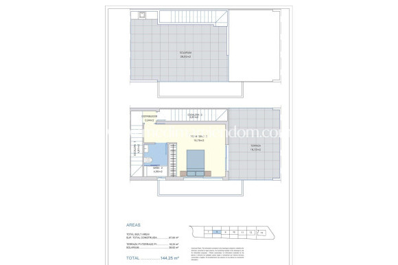 Nieuw gebouw - Geschakelde Woning - Orihuela Costa - Las Filipinas