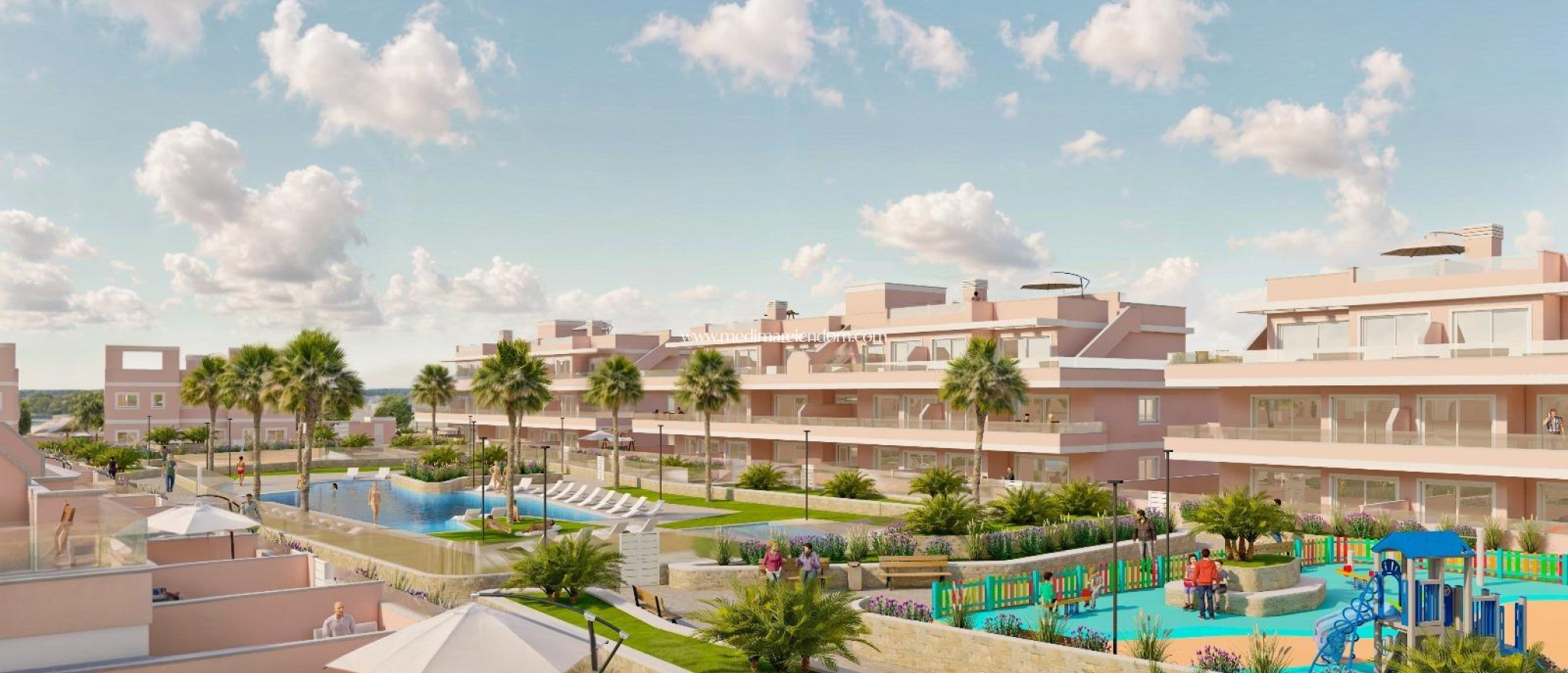 Nieuw gebouw - Geschakelde Woning - Pilar de la Horadada - Lo Monte