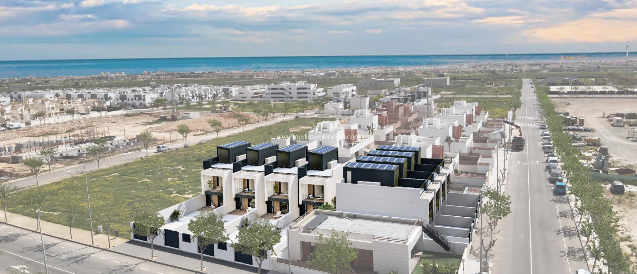 Nieuw gebouw - Geschakelde Woning - Pilar de la Horadada - Lo Monte