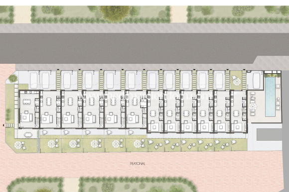 Nieuw gebouw - Geschakelde Woning - Pilar de la Horadada - pueblo