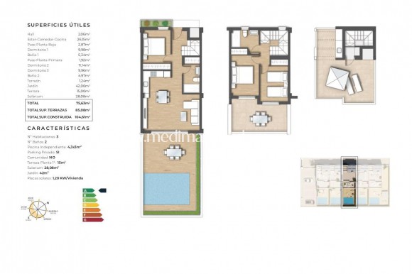 Nieuw gebouw - Geschakelde Woning - Torrevieja - Los Angeles