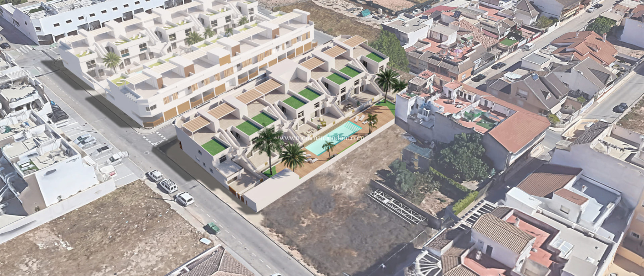 Nieuw gebouw - Lage bungalow - Pilar de la Horadada