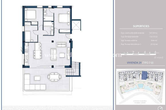 Nieuw gebouw - Penthouse - Arenal d´en Castell - pueblo