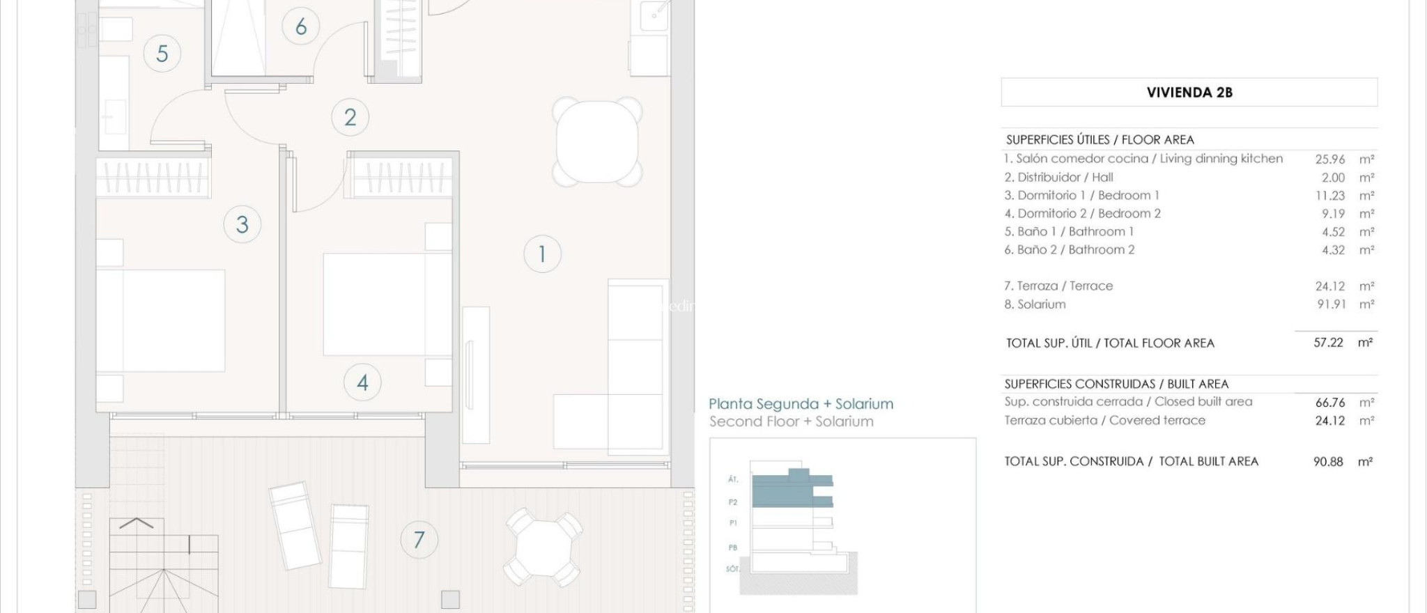 Nieuw gebouw - Penthouse - Benijofar - Pueblo