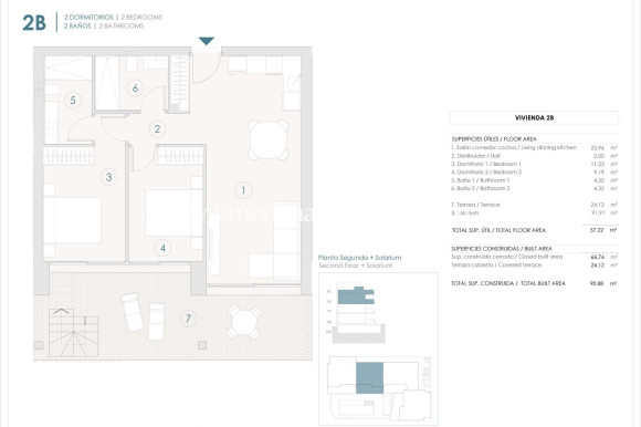 Nieuw gebouw - Penthouse - Benijofar - Pueblo