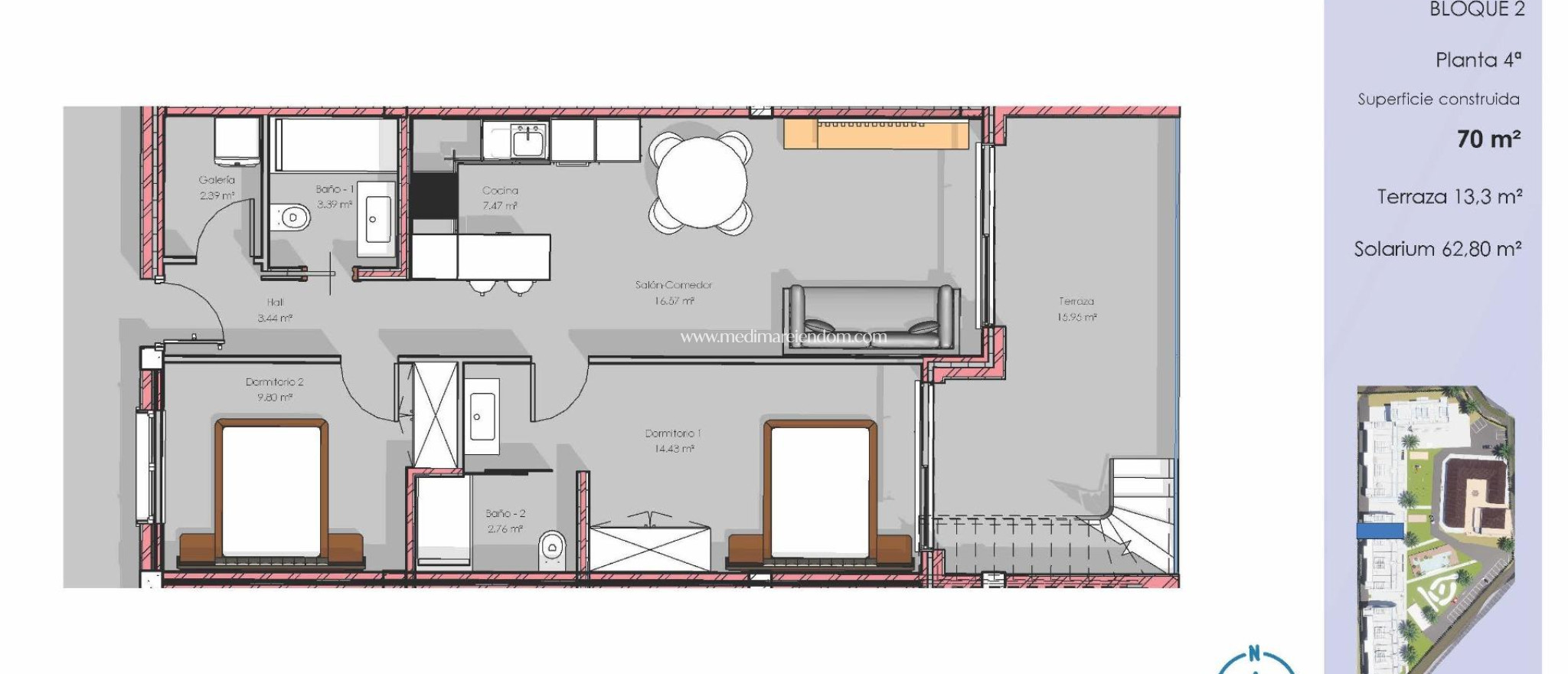 Nieuw gebouw - Penthouse - Guardamar del Segura - El Raso