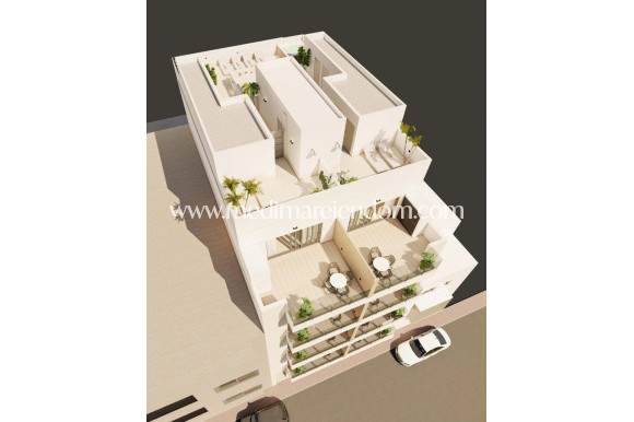 Nieuw gebouw - Penthouse - Guardamar del Segura - Pueblo