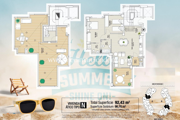 Nieuw gebouw - Penthouse - La Manga del Mar Menor - La Manga