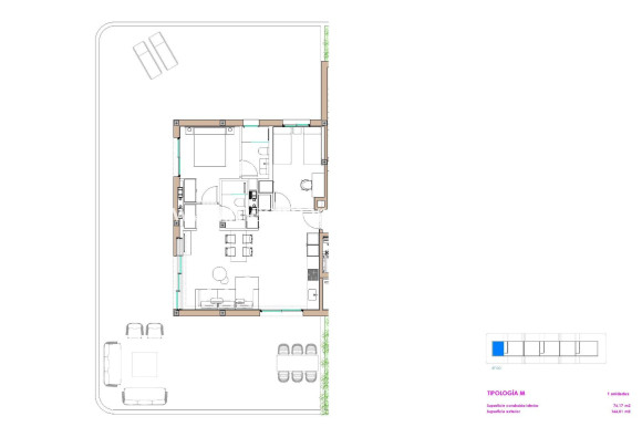 Nieuw gebouw - Penthouse - Moncofa - Playa de Moncofa
