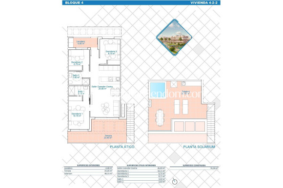 Nieuw gebouw - Penthouse - Pilar de la Horadada - Lo Monte