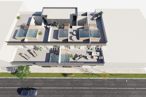 Nieuw gebouw - Penthouse - Pilar de la Horadada - pueblo