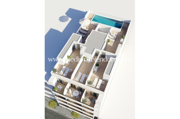 Nieuw gebouw - Penthouse - Torrevieja - Centro