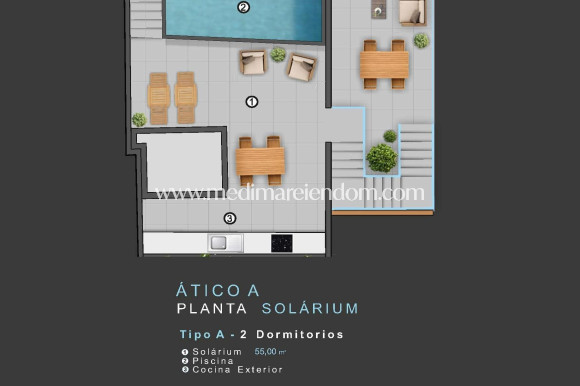 Nieuw gebouw - Penthouse - Torrevieja - Centro