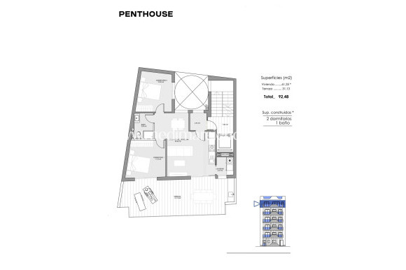 Nieuw gebouw - Penthouse - Torrevieja - Playa De Los Locos