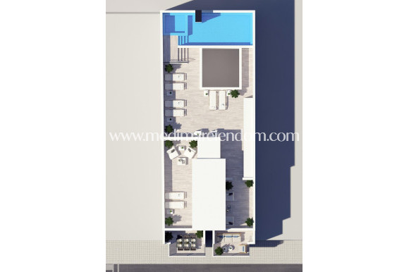 Nieuw gebouw - Penthouse - Torrevieja - Playa Del Cura