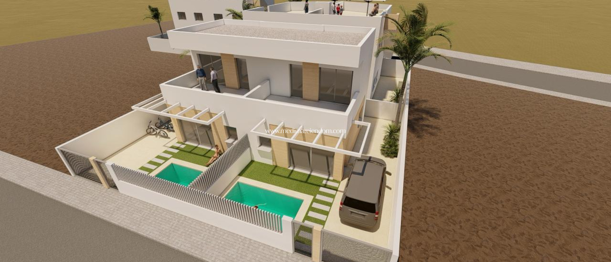 Nieuw gebouw - Terrasvormig - Mazarron - Mazarrón