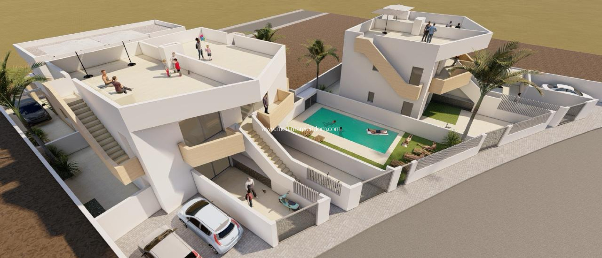 Nieuw gebouw - Terrasvormig - Mazarron - Mazarrón