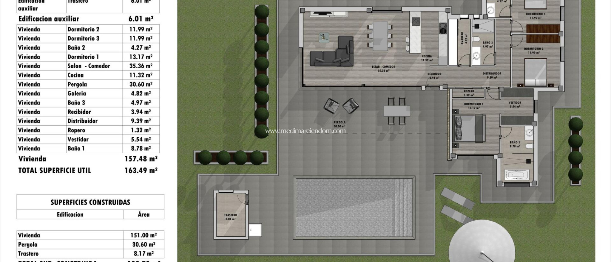 Nieuw gebouw - Villa - Aspe - Poligono 19