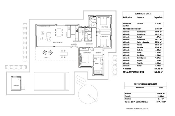 Nieuw gebouw - Villa - Aspe - Poligono 19