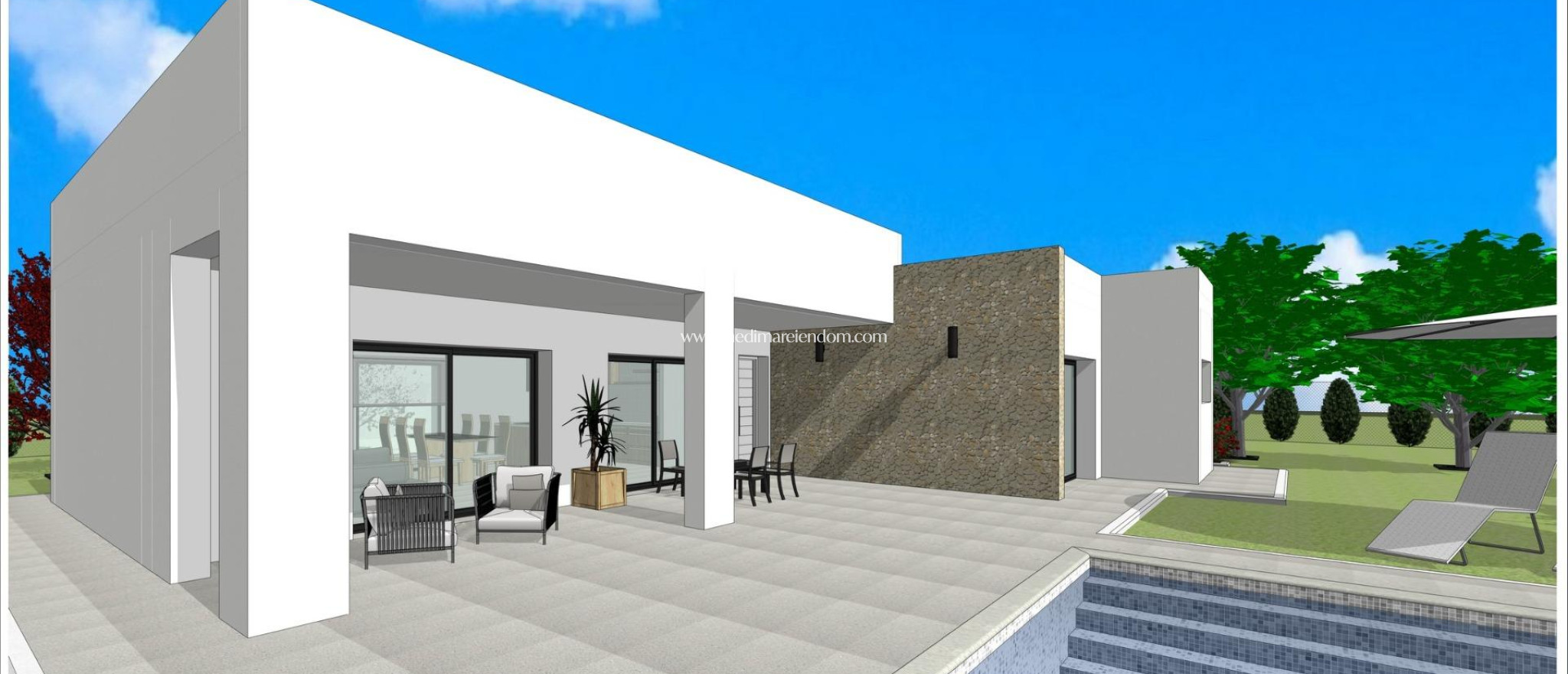 Nieuw gebouw - Villa - Aspe - Poligono 19