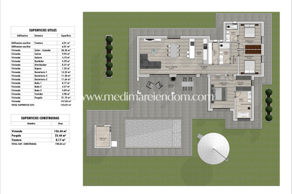 Nieuw gebouw - Villa - Aspe - Poligono 19
