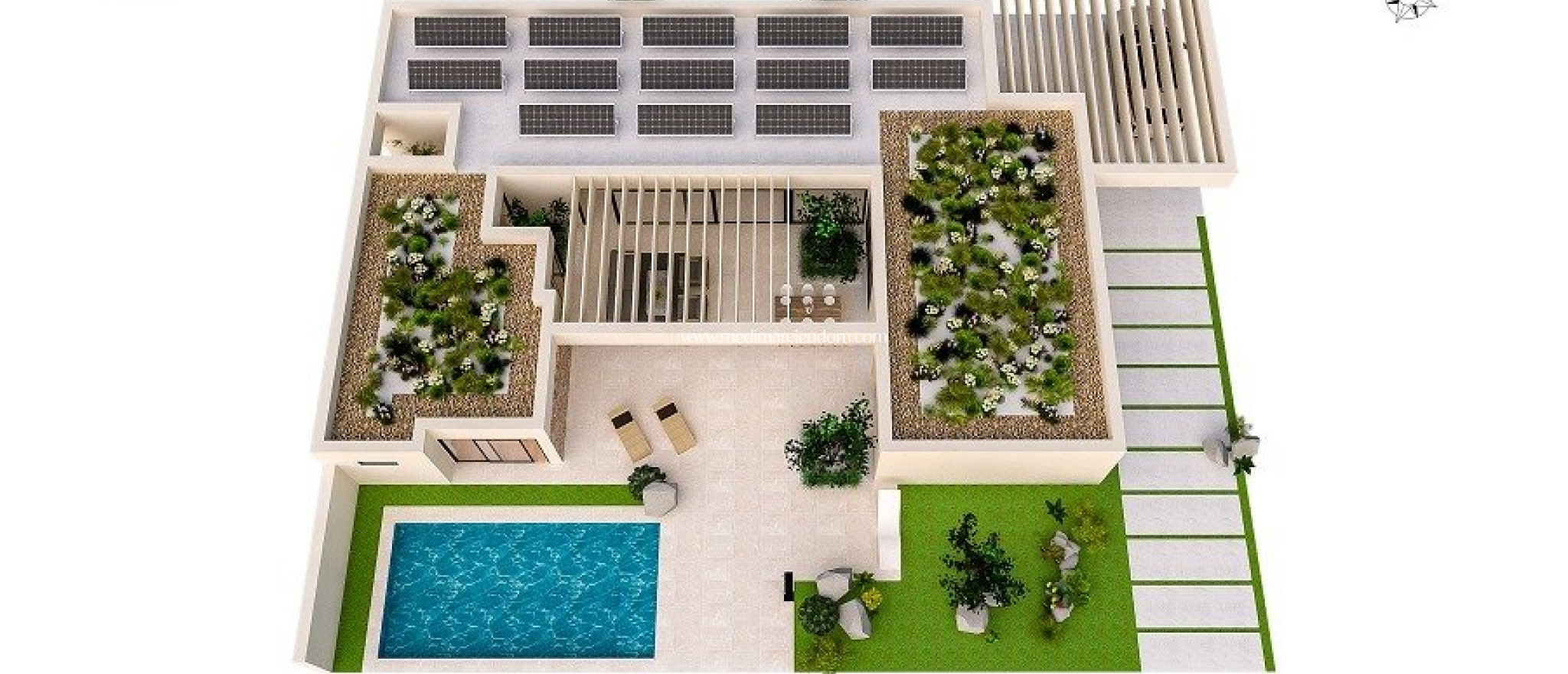 Nieuw gebouw - Villa - Banos y Mendigo - Altaona Golf