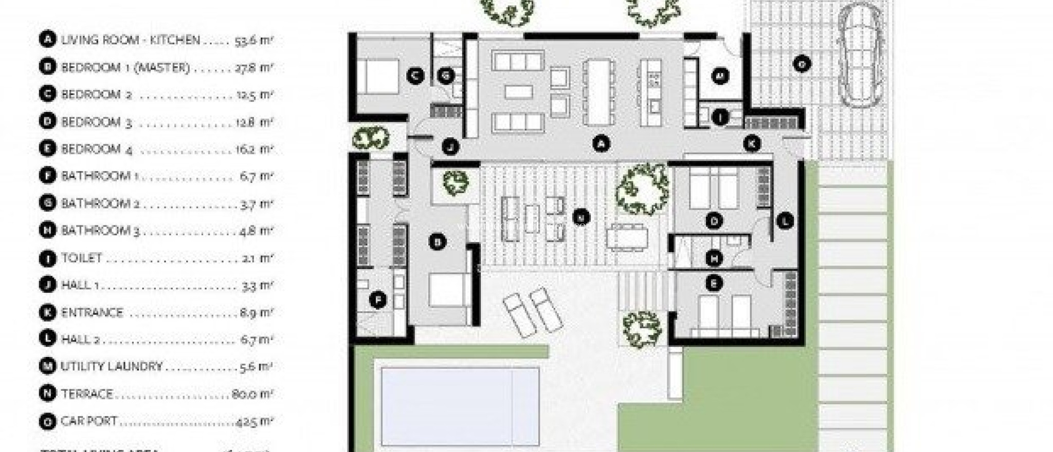 Nieuw gebouw - Villa - Banos y Mendigo - Altaona Golf