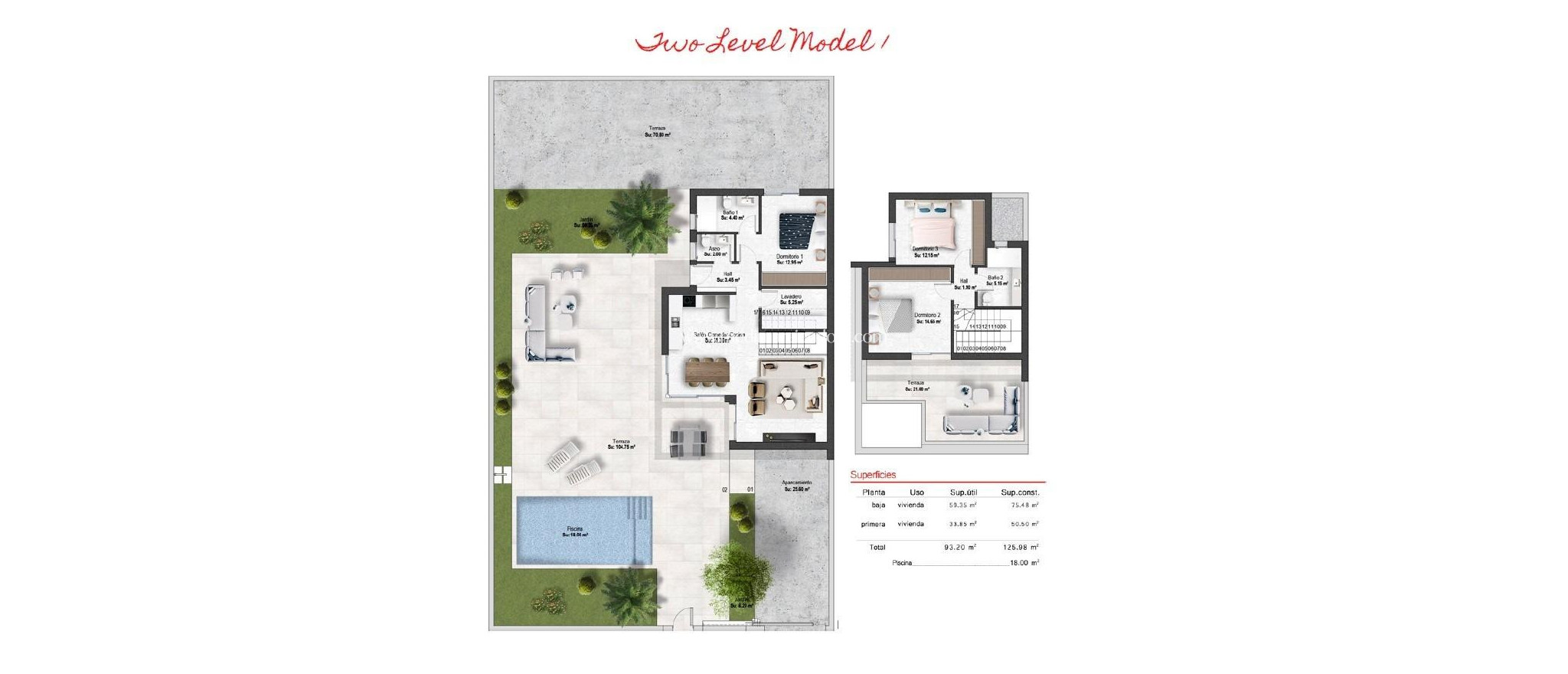 Nieuw gebouw - Villa - Banos y Mendigo - Altaona Golf