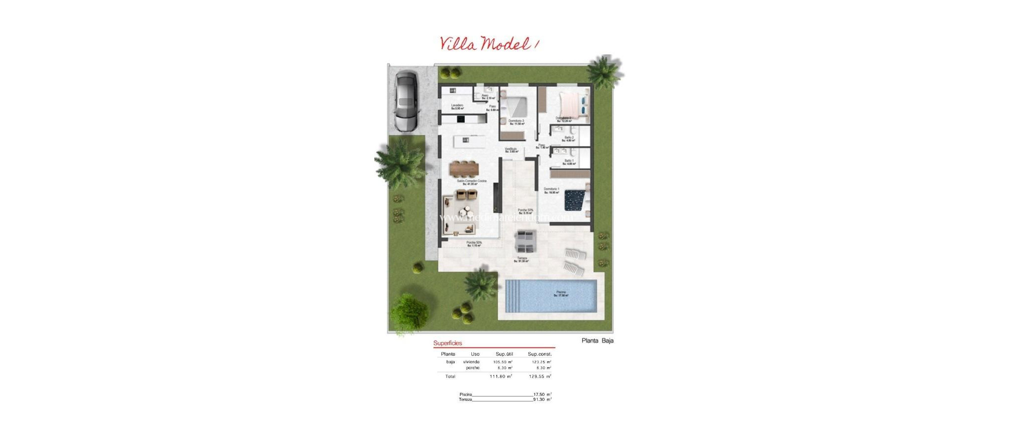 Nieuw gebouw - Villa - Banos y Mendigo - Altaona Golf