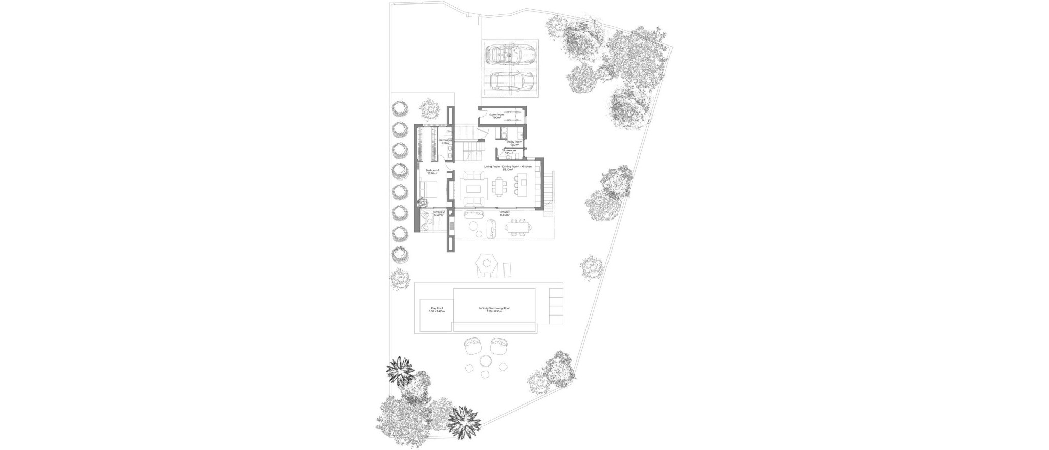 Nieuw gebouw - Villa - Cuevas Del Almanzora - Desert Springs Golf Club