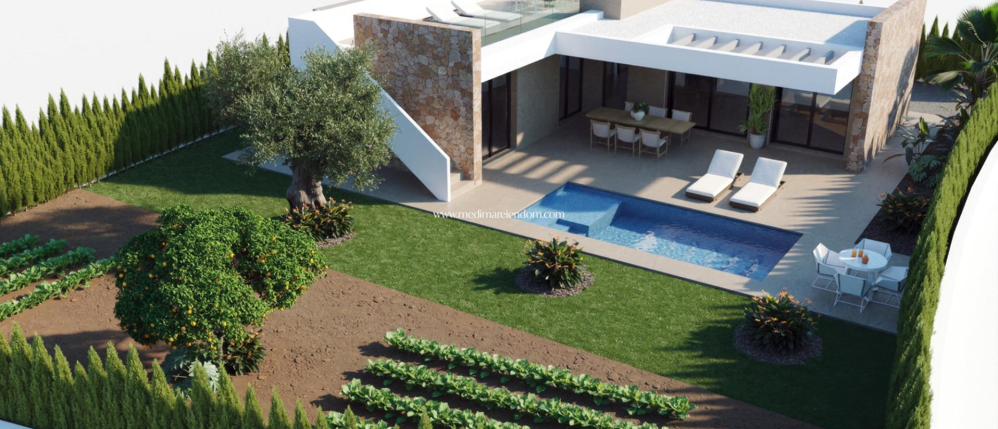 Nieuw gebouw - Villa - Fuente Álamo - Hacienda del Alamo