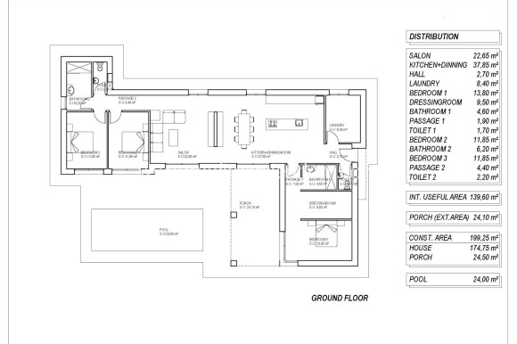 Nieuw gebouw - Villa - Pinoso - Campo