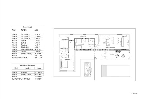 Nieuw gebouw - Villa - Pinoso - Lel