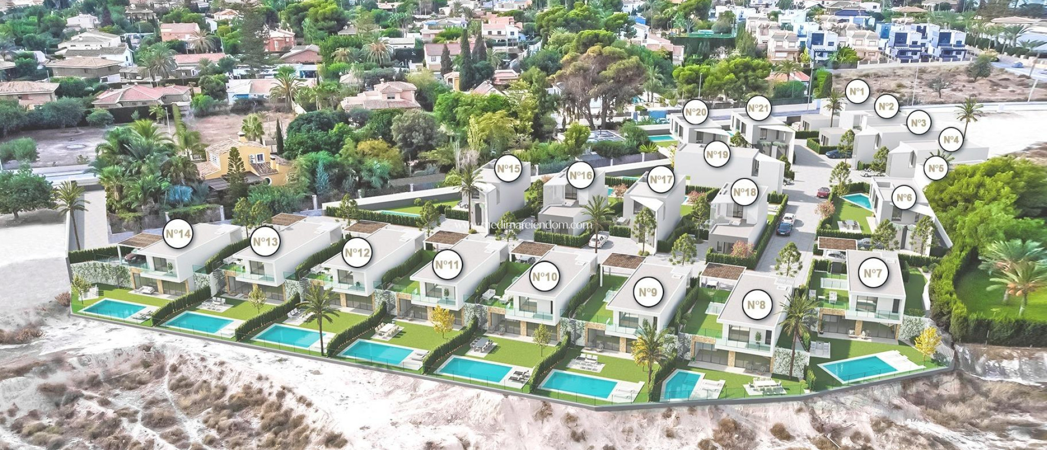 Nieuw gebouw - Villa - San Juan Alicante - La Font