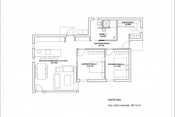 Nieuw gebouw - Villa - Torrevieja - Aguas Nuevas 1