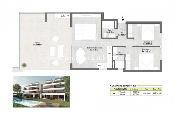 Nouvelle Construction - Appartement - Alhama De Murcia - Condado de Alhama