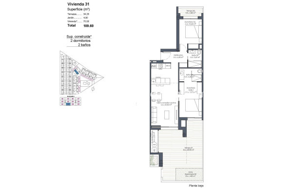 Nouvelle Construction - Appartement - Los Alcazares - Serena Golf